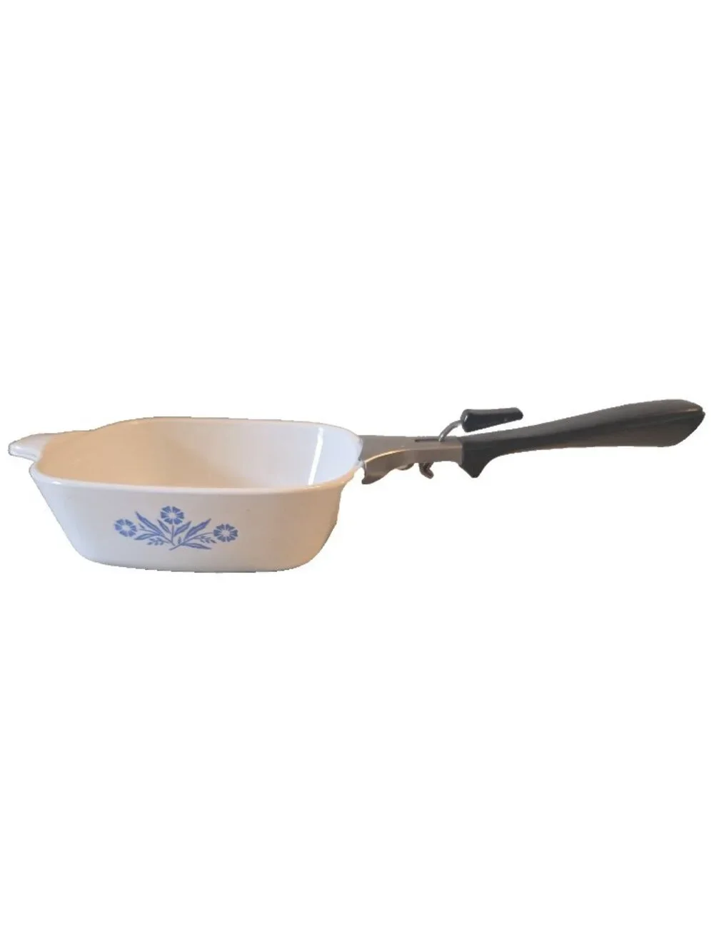 Corning Ware Blue Cornflower P-41-B Casserole Pan Detachable Handle NO LID